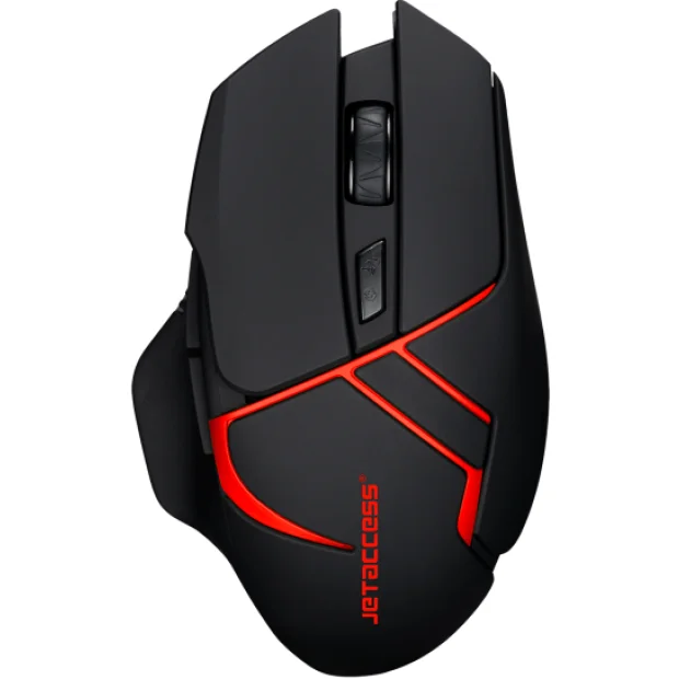 Мышь Jet.A Comfort OM-U64G (черный/красный)